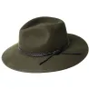 Chapeau Traveller Piston Feutre Olive - Bailey Reference : 11243 | Chapellerie Traclet