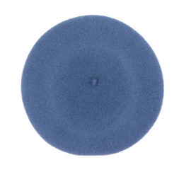 Basque Beret Kopka - grey blue