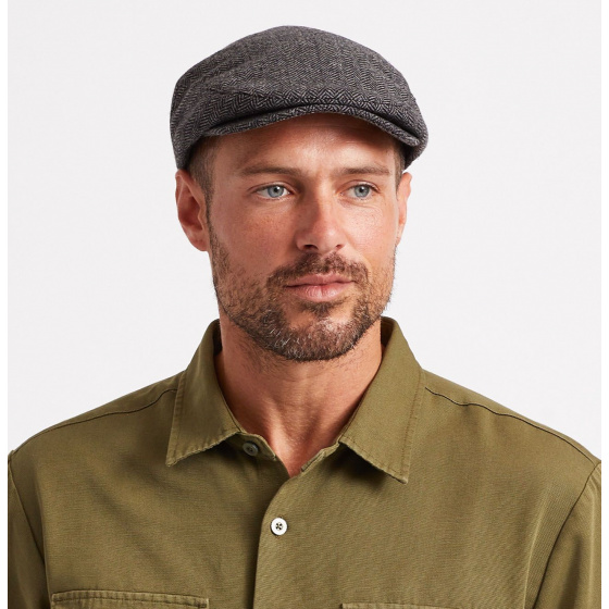 Hooligan Cap Black Gray - Brixton