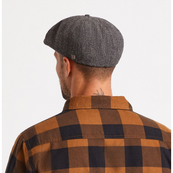 Brixton Brood Herringbone Beret Cap