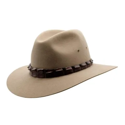 Chapeau Traveller Coolabah Feutre Poil Bran - Akubra