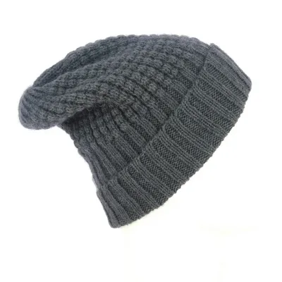 Long Bellevarde Beanie in Anthracite Wool & Mohair - Traclet Reference: 11261 | Traclet Hat Shop