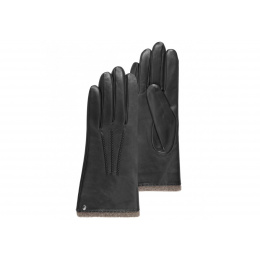 Gants cuir pleine fleur-Isotoner