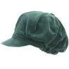 casquette gavroche velours -  Casquette Gavroche Anna Velours olive - Traclet Reference : 11268 | Chapellerie Traclet