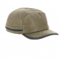 Byers Earflaps Leather brown beige cap - Stetson