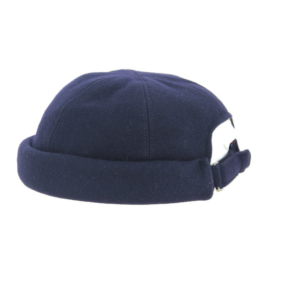 Cooper hat winter Wool Navy - Traclet
