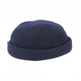 Bonnet cooper hiver Laine Marine - Traclet