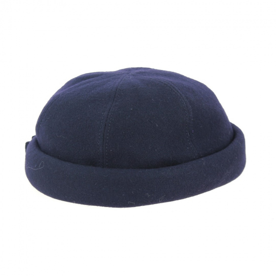 Cooper Winter Wool Beanie Navy - Traclet