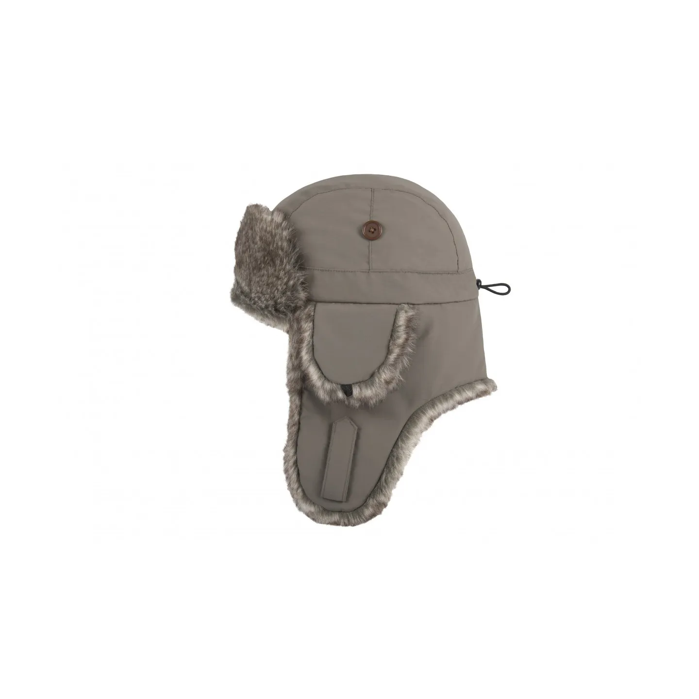 chapka Wilbar imperméable fausse fourrure kaki olive Reference : 11289 | Chapellerie Traclet