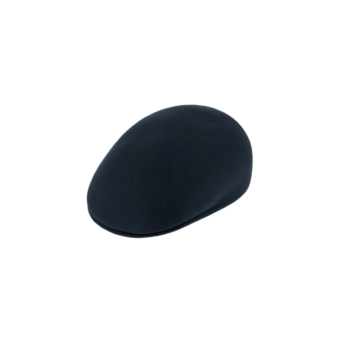 Navy Wool Ascot Domed Cap - Traclet Reference: 3890 | Traclet Hat Shop