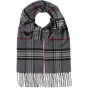 Grey Checkered Scarf