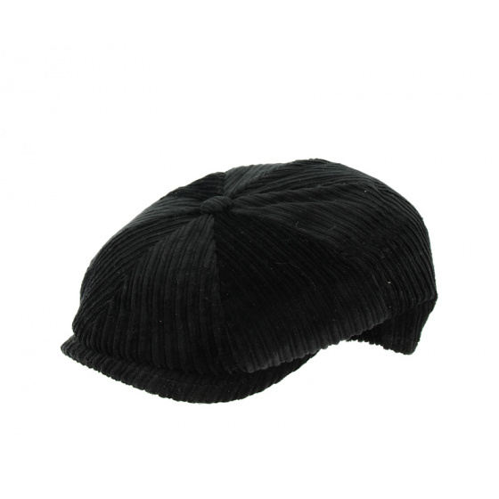 Roman corduroy cap - Black
