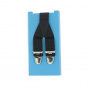 Suspenders With Small White & Black Dots