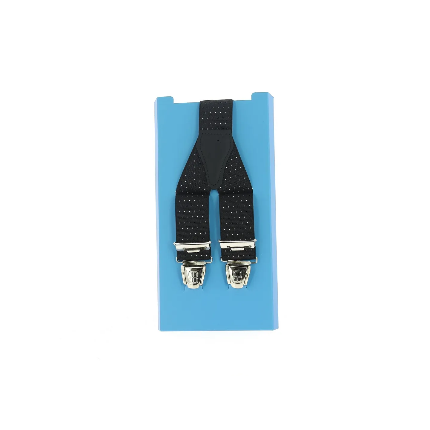 Bretelles avec petits point blanc - Noir Reference : 11387 | Chapellerie Traclet