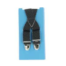 Fancy black and grey suspenders Reference: 11392 | Traclet Hatmakers