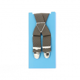 Fancy beige suspenders