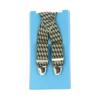 Green fancy suspenders Reference: 11399 | Chapellerie Traclet