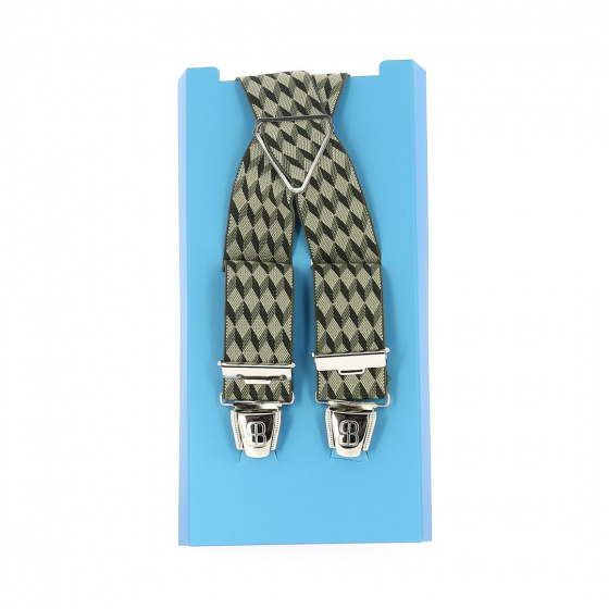 Green fancy suspenders