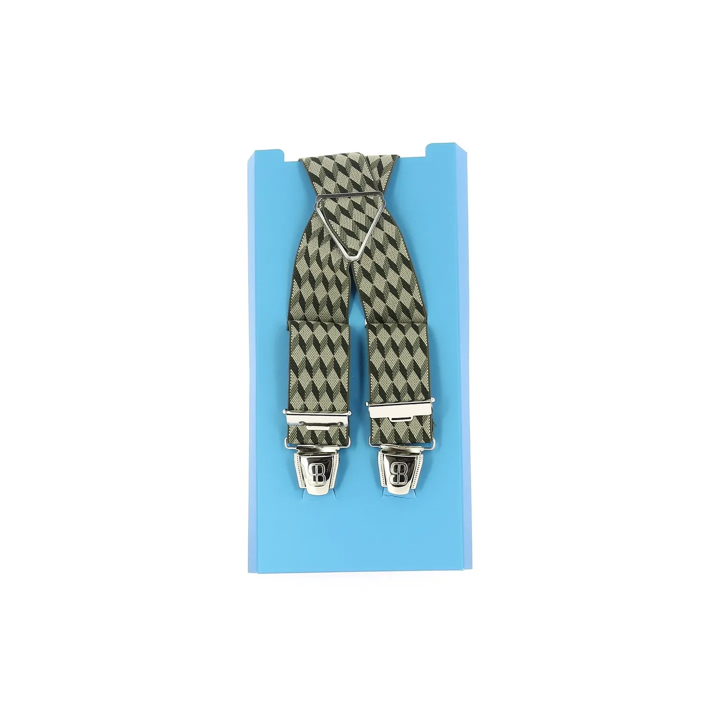 Green fancy suspenders Reference: 11399 | Chapellerie Traclet