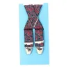 Bretelle fantaisie style bandana - bleu marine Reference : 11407 | Chapellerie Traclet
