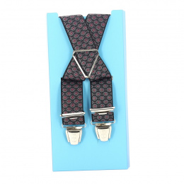 Fancy Suspenders - Black Round