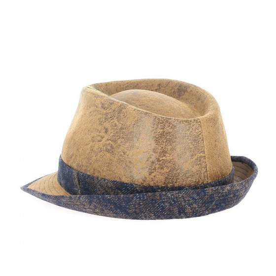 brown trilby hats