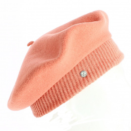 Parisienne Heritage Beret by Laulhère - Coral