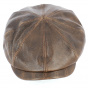Houston aged leather cap - Crambes