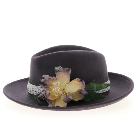 Fashionista Vintage Fedora Hat / French Creation from TRACLET Millinery Workshops