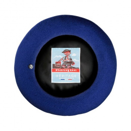 Béret Enfant Petit Basque Bleu Nuit - Héritage par Laulhère