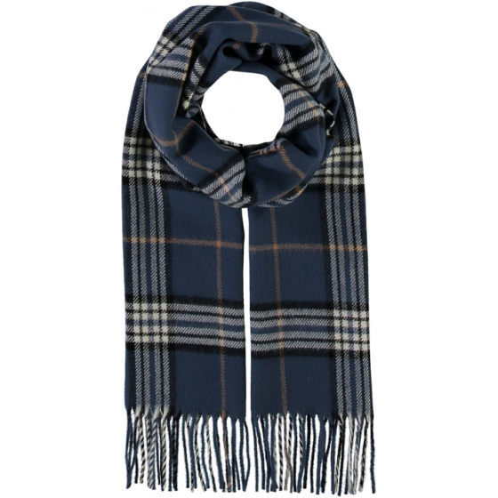Glasgow Blue Jean checkered scarf - Traclet
