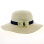 Pâquerette Wide-brimmed Hat: French Creation, model from TRACLET Millinery workshops