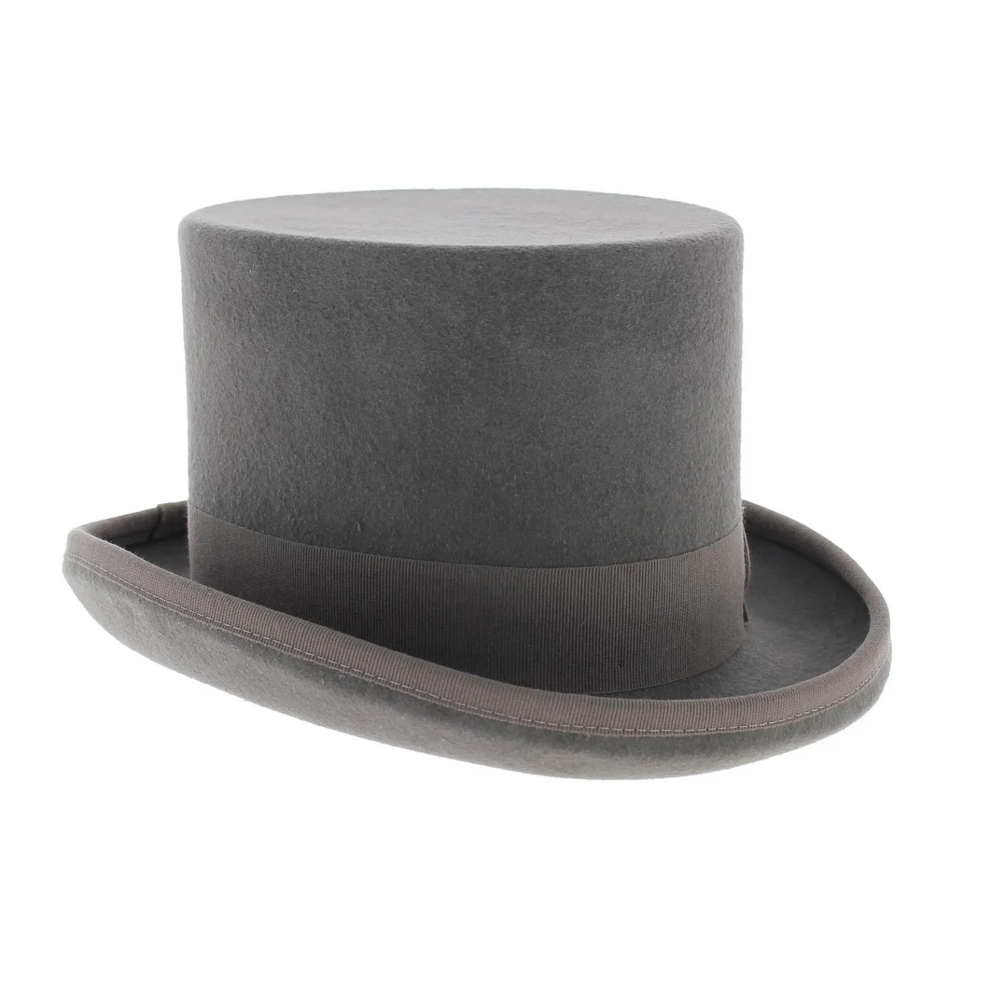 Chapeau Haut De Forme Feutre Laine Gris - Guerra Reference : 11465 | Chapellerie Traclet
