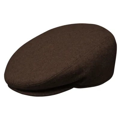 brown cap - plain brown flat kent beret - men's cap Reference: 7197 | Traclet Hat Shop