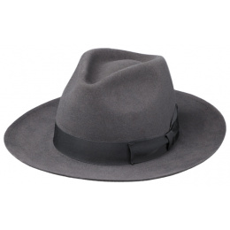 Chapeau Bogarte Feutre Poil Gris - Traclet