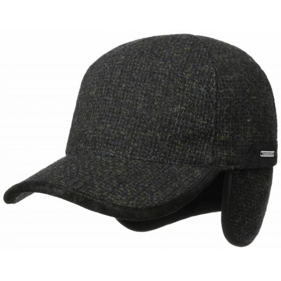 Amherst Baseball Cap with Ear Flaps Khaki - Stetson