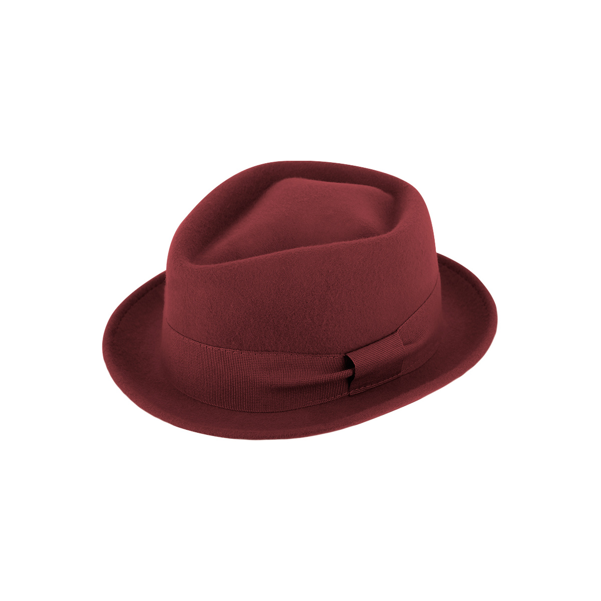 Chapeau Bowler (Pork Pie) En Feutre Noir - Classique Unisexe Réglable 56-58cm Pour Occasions élégantes