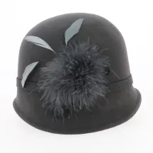 Felt cloche hat Reference: 2435 | Traclet Hatters