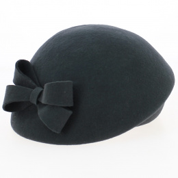 copy of Black Wool Formed Beret- Traclet