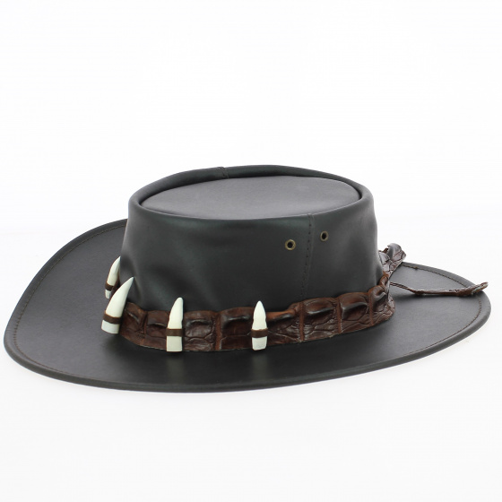 Chapeau Cuir Creeks Dent Croco Chapeau Cuir Creeks Dent Croco