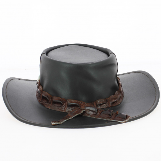 Chapeau Cuir Creeks Dent Croco Chapeau Cuir Creeks Dent Croco