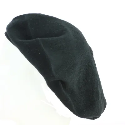 Beret coton Noir