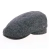 Grey Chevron Xavier Wool Curved Cap - Göttmann Reference: 5894 | Traclet Hat Shop
