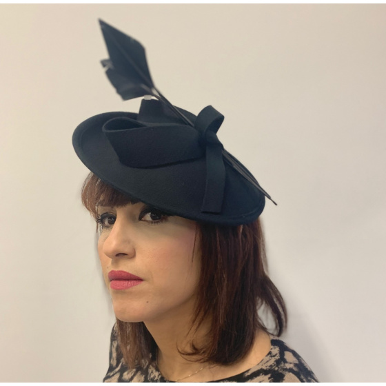 Bibi Hat - Zita Felt Headband Black - Traclet