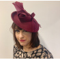 Bibi Hat - Zita Felt Burgundy Headband - Traclet