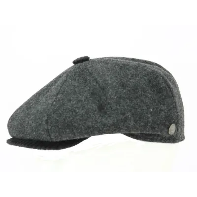 Casquette Irlandaise Frank Laine Anthracite - TRACLET Reference : 11316 | Chapellerie Traclet