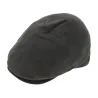 Princeton Flat Cap Anthracite Leather - Aussie Apparel Reference: 11482 | Traclet Hat Shop