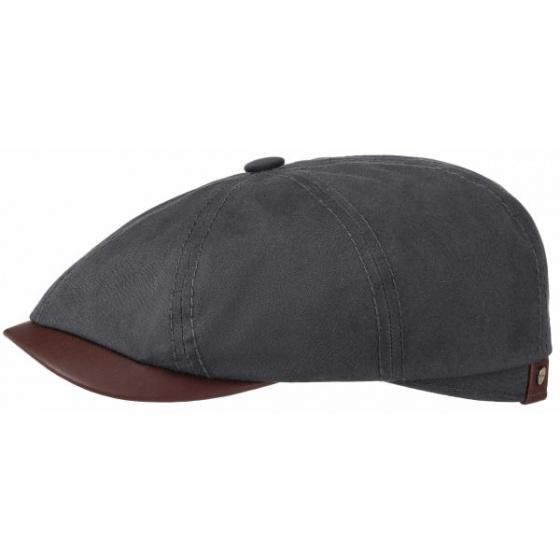 Hatteras Waxed Galaxy Grey Cap - Stetson Hatteras Waxed Galaxy Grey Cap - Stetson
