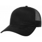 Black Cotton Trucker Baseball Cap - Stetson