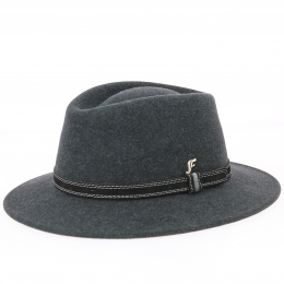 Chazelles-sur-Lyon Anthracite traveller hat - Flechet